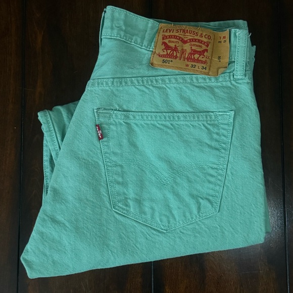 Levi's Other - Vintage Levi 501 Green 32 x 34